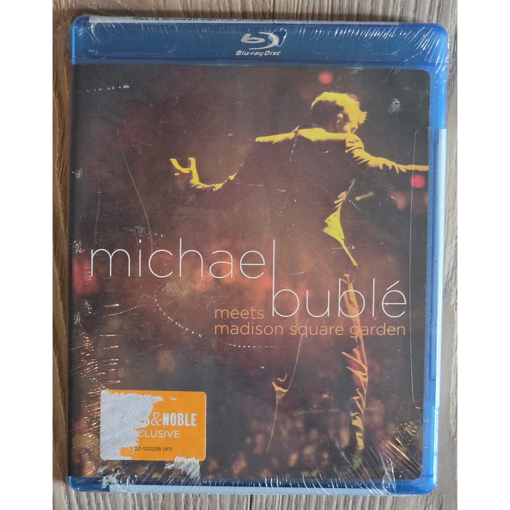 Michael Buble Meets Madison Square Garden Bluray Barnes & Noble Exclusive Sealed